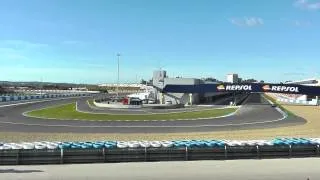 Jerez 2014 Formula one winter testing Last corner sound