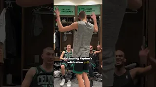 tremendous vibes in the locker room ☘️ #celtics #nba #shorts