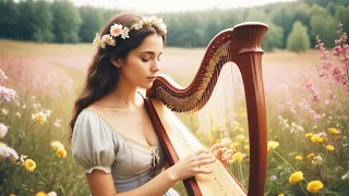 Soft Harp Music to Calm the Nervous System. Soothes Anxiety and Creates a Zen Atmosphere