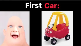 Mr Incredible becomes old, First Car