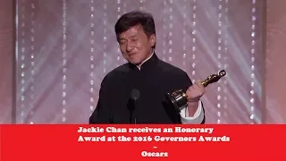 Jackie Chan receives an Honorary Award at the 2016 Governors Awards (CZ titulky)