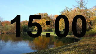 15 Minute Autumn Timer with Relaxing Piano Music and Alarm.