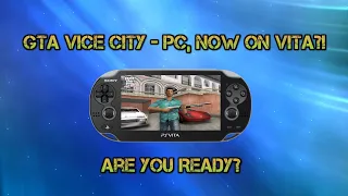 Playstation Vita - GTA Vice City PC Port