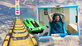 MEGA RAMPA IMPOSIBLE PERO SIN MANOS!! - GTA V ONLINE