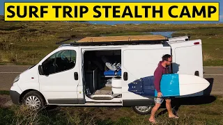 SOLO Stealth Van Camping during a Surf Trip