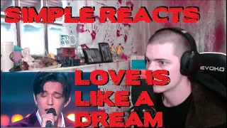 Simple Reacts: Dimash - Love is like a dream (Alla Pugacheva)