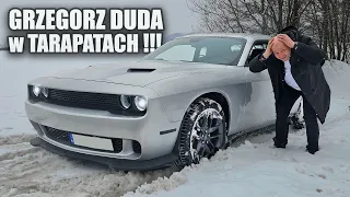 Grzegorz Duda walczy w śniegu !! TEST Dodga Challengera 4x4 !!