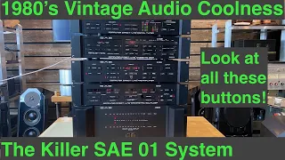 Look at all these buttons!  The Killer SAE 01 System From The 80's