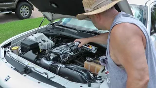 Dodge Charger engine detail and finally stop the Hemi lifter tick