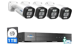 New Hiseeu 8MP/4K PoE Security Camera System