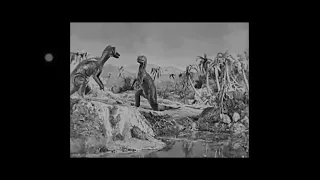 The lost world (1925) | allosaurus vs dinosaur