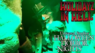 "Holidayz in Hell" haunted house HIGHLIGHTS Halloween Horror Nights 2023 Universal Studios Hollywood