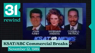 ABC/KSAT Commercial Breaks, 11/12/1989