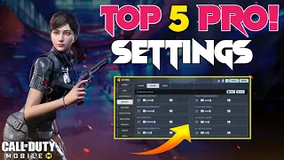 5 settings That will make you a PRO in CODM!| Best Settings for battle royale cod mobile | season 3