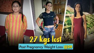 Post Pregnancy Weight Loss: 27Kgs In 6 Months | Fat To Fit | Fit Tak