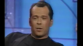Bruce Willis on not liking Cybill Shepherd! - 1990 Interview