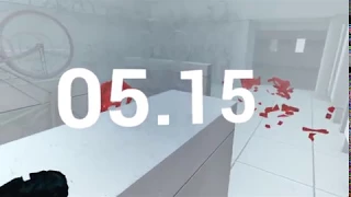 SUPERHOT VR: MALL Speedrun In-Game Time