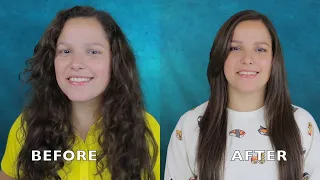 STRAIGHTEN YOUR HAIR PERMANENTLY AT HOME!! With only 1 ingredient