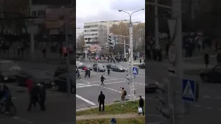 Минск —Силовики  огонь по протестующим