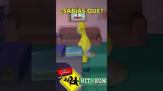 ¿Sabías qué? En LOS SIMPSONS HIT AND RUN… #shorts