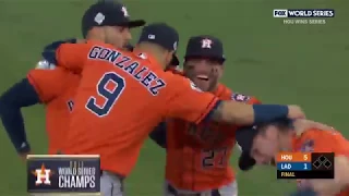 Houston Astros Win World Series Game 7 Final Out (1080p)