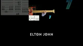 Elton John Crocodile Rock Guitar Tab Cover