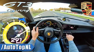 PORSCHE 911 992 GT3 Touring *MANUAL* on AUTOBAHN [NO SPEED LIMIT] by AutoTopNL