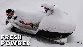 FIRST PERSON TO RIP THE DITCH AFTER MINNESOTA SNOWSTORM