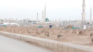 Hajj 2018 (1439) Medina Live video Jannaṫ al-Baqī (جَـنَّـة الْـبَـقِـيْـع) masjid nabawi