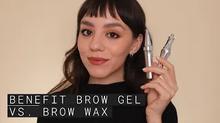 Benefit Fluff Up Brow Wax vs. 24hr Brow Setter