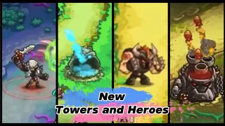 Kingdom rush Alliance New Hero and Towers #kingdomrushalliance #newupdate #newtower #newhero  #game