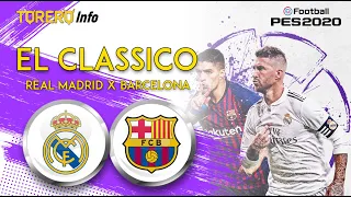 Real Madrid vs Barcelona - El Classico 2020 - eFootball PES2020 - Full Match