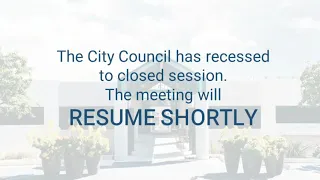 City Council Special Meeting April 27, 2022