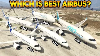 COMPARING EVERY AIRBUS PLANE (GTA 5)