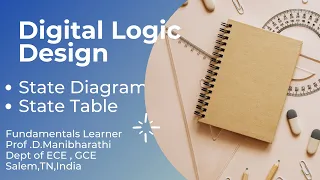 State Diagram and State Table Conversion - Digital Logic Design