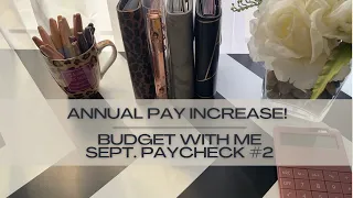 Weekly Budget Breakdown | Annual Pay Increase More Than Expected! | Sept 2023 - Paycheck #2