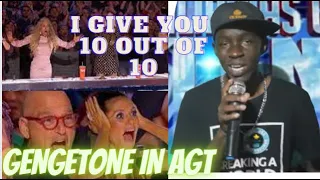 GENGETONE FINALLY IN AMERICAN GOT TALENT🤣🤣💪💪THE JUDGES ARE AMAZED