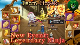 Team Hawk Guide & Tips New Event Legendary Ninja Part 2 & Get Big Rewards++Naruto Kyubi New S+ Added