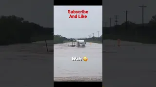 Semi Truck VS Water Major Flooding! Will me make it?