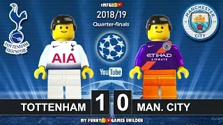 Tottenham vs Manchester City 1-0 • Champions League 2019 (09/04) All Goals Highlights Lego Football