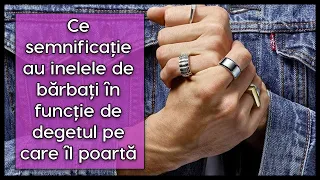 Ce semnificație au inelele de bărbați în funcție de degetul pe care îl poartă