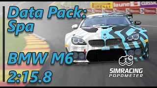 HOTLAP + Data: BMW M6 GT3 *iS bAcK* - Spa - 2:15.8 - Assetto Corsa Competizione