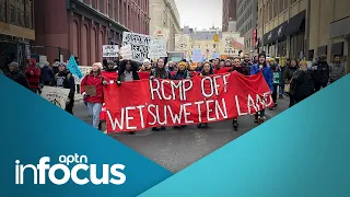 Wet’suwet’en conflict and solidarity actions put InFocus | APTN InFocus