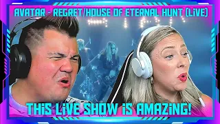 Americans react to "AVATAR - Regret / House of Eternal Hunt (Live)" | THE WOLF HUNTERZ Jon and Dolly