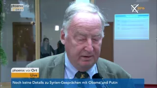 Wahl Mecklenburg-Vorpommern: Alexander Gauland im Interview am 05.09.2016