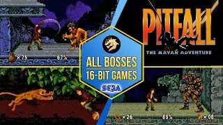 Pitfall: The Mayan Adventure – All Bosses / Питфалл: Приключение Майя – Все Боссы | Sega 16-bit