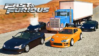 FAST and FURIOUS - Truck Chase Scene Remake / Short Movie - BeamNG.drive