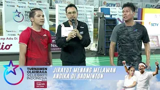 Siapa Sangka? Jirayut Menangkan Pertandingan Badminton!! | Turnamen Olahraga Selebriti Indonesia
