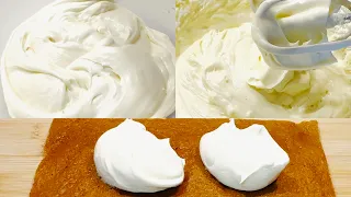 Fluffy Pastry Cream. Крем Пломбир для тортов ипирожных. Akmayan Pastane Kreması