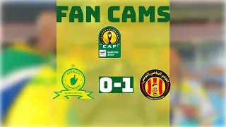 Mamelodi Sundowns [0] 0-1 [2] Espérance de Tunis | Fan Cams  | reaction from the stands